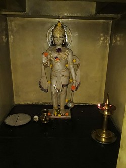 Hanuman in his Abhay Mudra